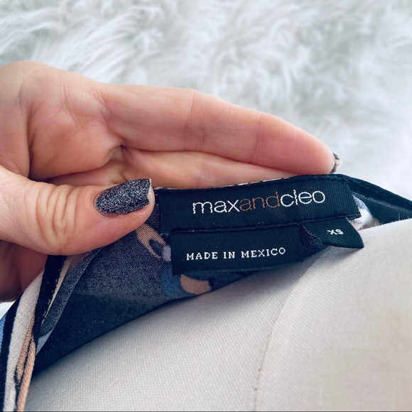 maxandcleo designer professional faux wrap  dress with bohemian print - Picture 8 of 10